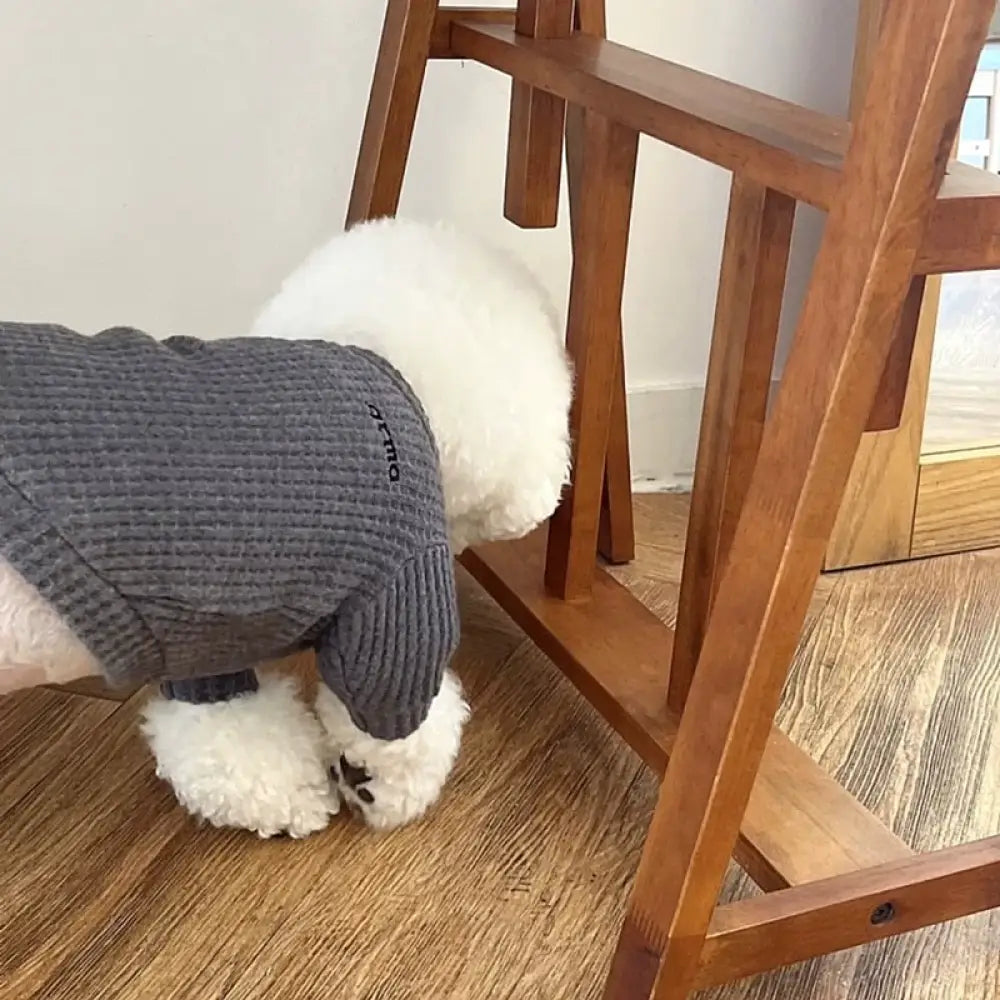 犬服 ペット服 ドッグウェア 猫服 トレーナー トップス シンプル インナー 重ね着 四色 柔らかい ストレッチ効き 人気 ファッション 男の子 女の子 オシャレ 上質 お出かけウェアに グレー【ステンレスボウル】