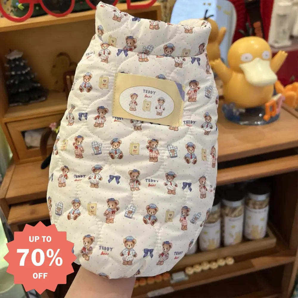 犬服 秋冬 ベスト 暖かい 中綿 軽い あったか 防寒 ドッグウェア ペット服 可愛い おしゃれ 抜け毛防止 お散歩服 犬洋服 タイプ① / S（対応体重1.2-2KG） ペット用品＞ウェア