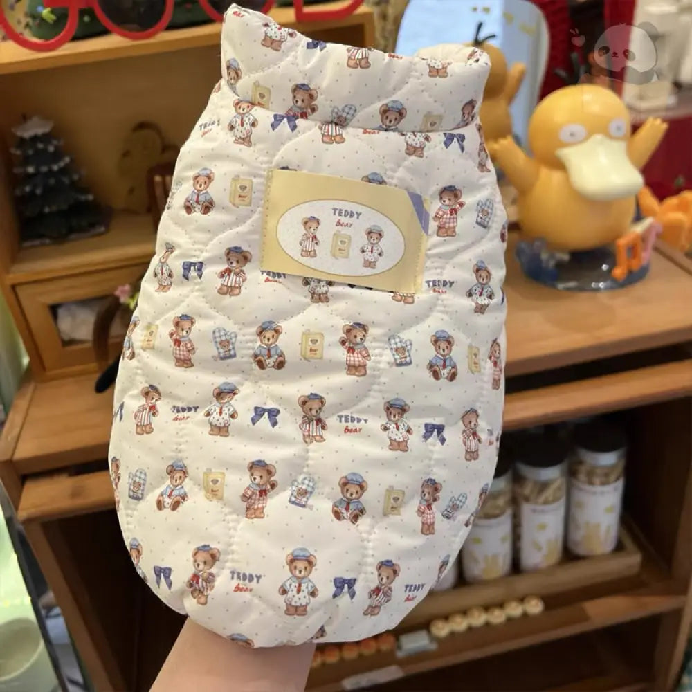 犬服 秋冬 ベスト 暖かい 中綿 軽い あったか 防寒 ドッグウェア ペット服 可愛い おしゃれ 抜け毛防止 お散歩服 犬洋服 タイプ① / S（対応体重1.2-2KG） ペット用品＞ウェア