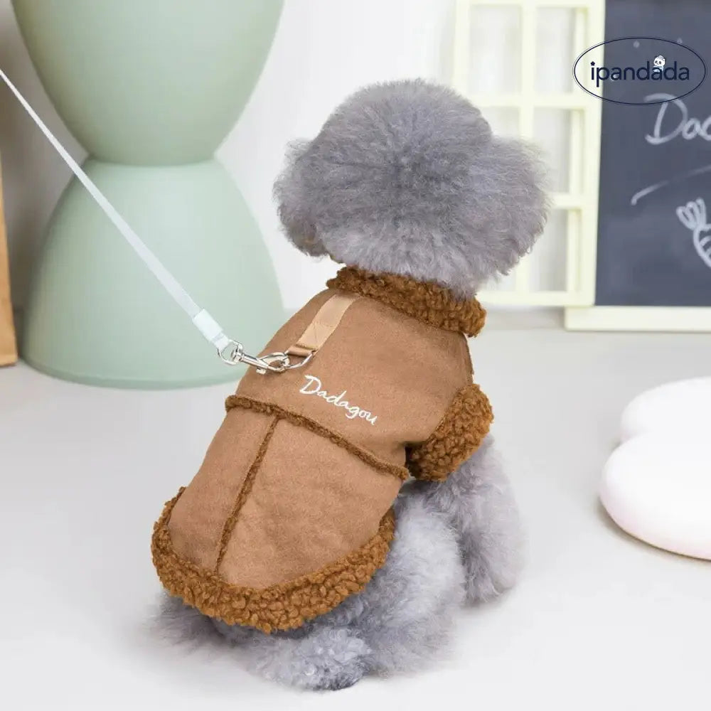 犬服 秋冬 かわいい 暖かい おしゃれ シンプル コート ジャケット ドッグウェア 犬用 パーカー 秋服 冬服  防寒コート小中型犬 部屋着  脱毛保護 お散歩 ID2620