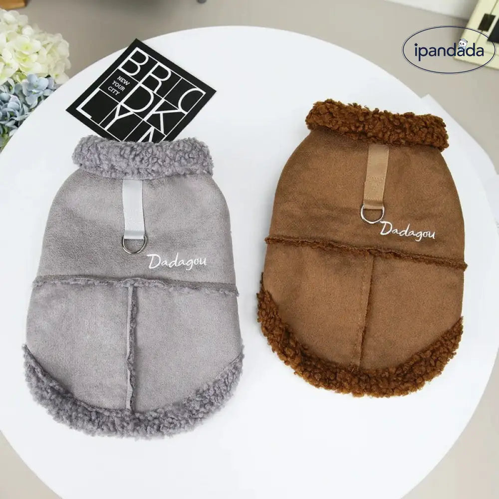 犬服 秋冬 かわいい 暖かい おしゃれ シンプル コート ジャケット ドッグウェア 犬用 パーカー 秋服 冬服  防寒コート小中型犬 部屋着  脱毛保護 お散歩 ID2620
