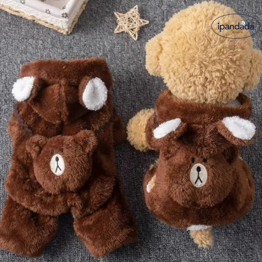 犬服 秋冬 シーズン 加フリース 厚手 保温 テディ ビション ポメラニアン ペット 猫用 小型 子犬 毛落ち防止 ID2609