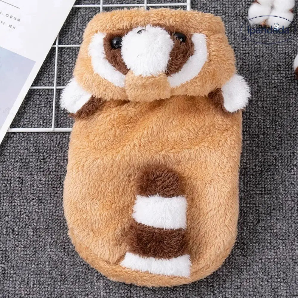 犬服 秋冬 シーズン 加フリース 厚手 保温 テディ ビション ポメラニアン ペット 猫用 小型 子犬 毛落ち防止 ID2609