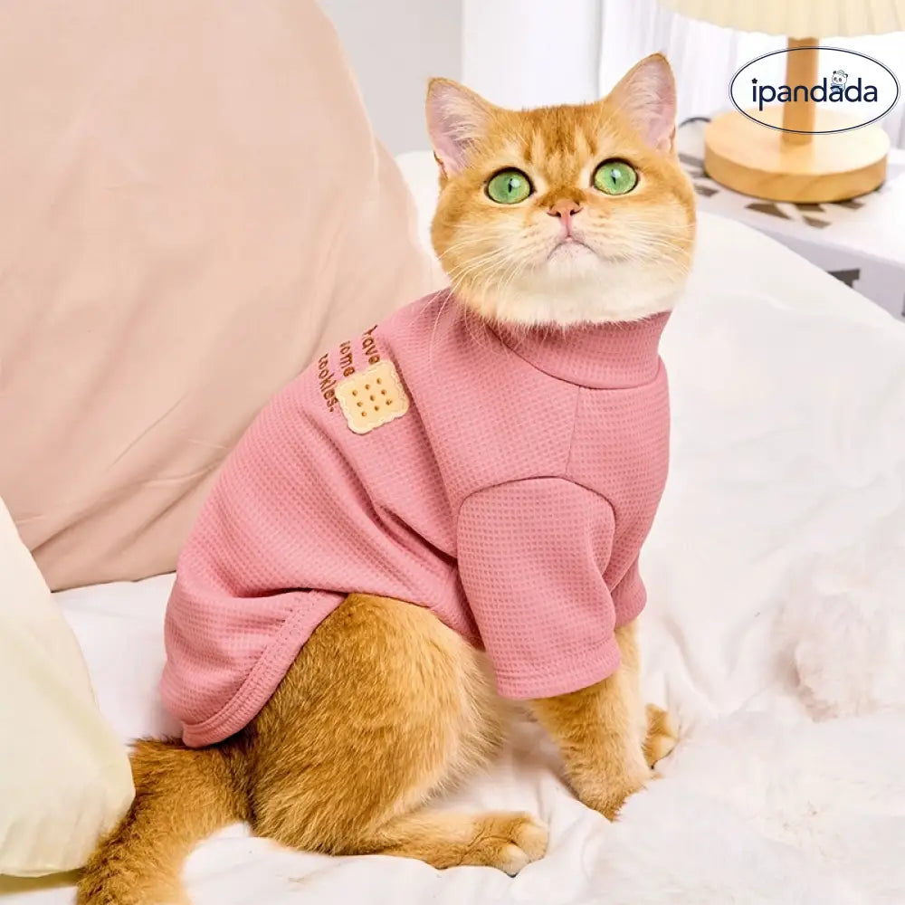 犬服 秋冬 小中型犬服 犬スーツ ソフト 長袖ロングTシャツ Ｔシャツ スタンダードシャツ 暖かい 動きやすい 秋冬春 室内室外 おしゃれ ペット服 洋服 ハイネック 刺繍 ドッグウエア ウェア 犬の服 ペットウェア ペット服 秋服 冬服 着脱簡単 ID2388