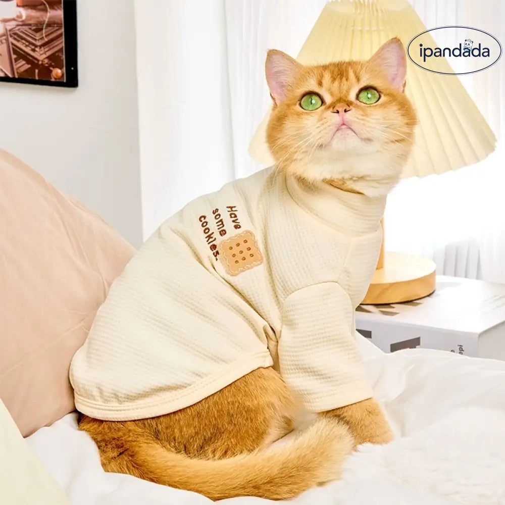 犬服 秋冬 小中型犬服 犬スーツ ソフト 長袖ロングTシャツ Ｔシャツ スタンダードシャツ 暖かい 動きやすい 秋冬春 室内室外 おしゃれ ペット服 洋服 ハイネック 刺繍 ドッグウエア ウェア 犬の服 ペットウェア ペット服 秋服 冬服 着脱簡単 ID2388