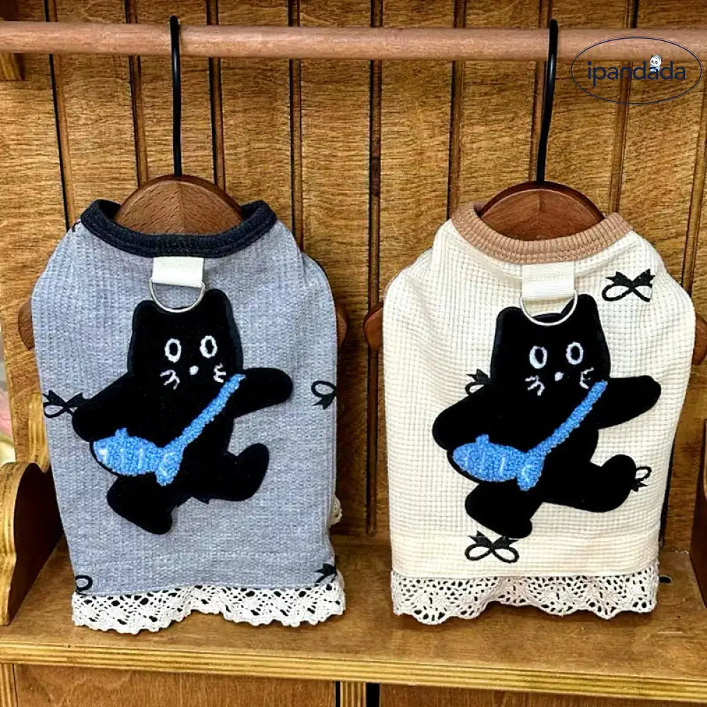 犬服 秋 新作 ワッフル 可愛い ベスト リード付き テディベア ビション 小型犬 ペットウェア ID2492