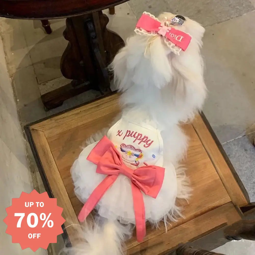 ID463 犬服 犬ドレス ドッグウェア ウェディングドレス 春夏 可愛い ペット 服 トイプードル チワワ 韓国風 パーティードレス ワンピース 記念パーティー 犬猫 型犬 小型犬 中型犬 犬の服 ペット服 ペット用品＞ウェア