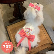 ID463 犬服 犬ドレス ドッグウェア ウェディングドレス 春夏 可愛い ペット 服 トイプードル チワワ 韓国風 パーティードレス ワンピース 記念パーティー 犬猫 型犬 小型犬 中型犬 犬の服 ペット服 ペット用品＞ウェア