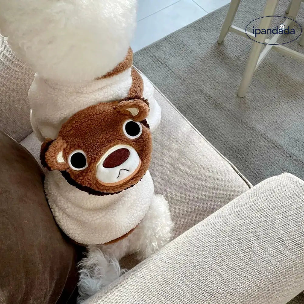 犬服 犬の服 ドッグウェア 暖かい 秋冬 部屋着 ルームウェア クマ柄 春 秋 冬 抜け毛対策 ドッグウェア トレーナー ペット用品＞ウェア