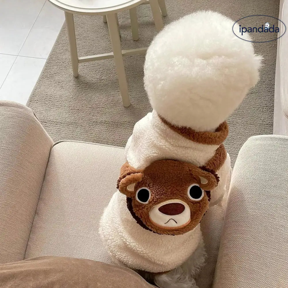 犬服 犬の服 ドッグウェア 暖かい 秋冬 部屋着 ルームウェア クマ柄 春 秋 冬 抜け毛対策 ドッグウェア トレーナー ペット用品＞ウェア