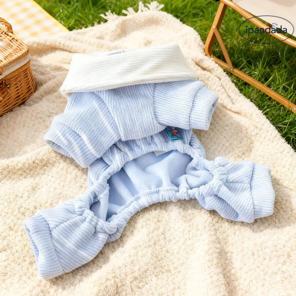 ペット 秋冬 小型犬 ハッピー ドッグ キャット 保温 可愛い 耳 付き 雲 デザイン 四足 ウェア ID3516