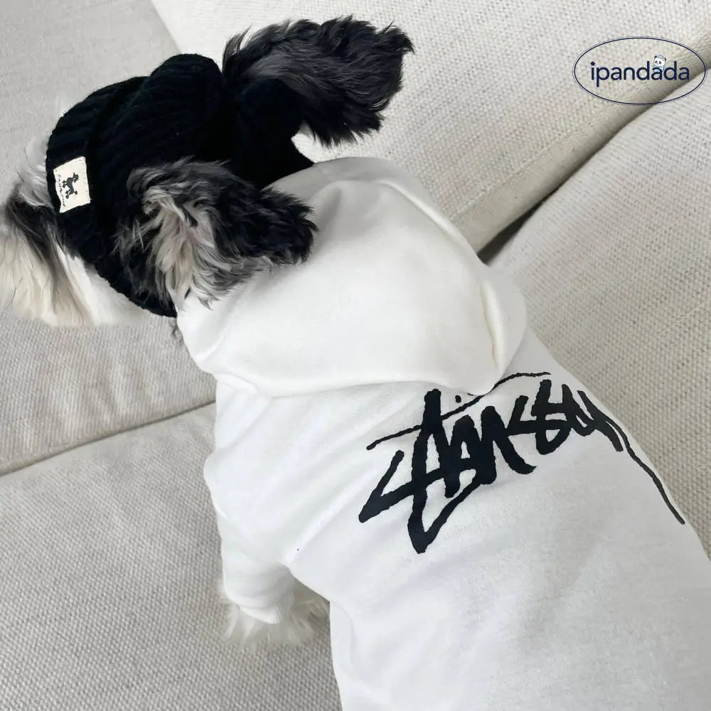 犬の服 秋冬用 小型犬 テディ ベア ボション ペット 猫用 フリース フード付き スウェットシャツ ID3937