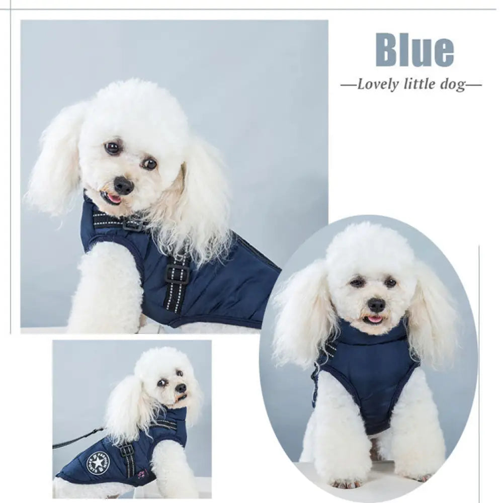 犬 服 ウエア ベスト 犬の服 秋冬 背中開き タンクトップ ジャケット アウター ハーネス付き ファスナー ジッパー ダウン風 暖かい ドッグウェア あったか 散歩着 お出かけ 撥水 着せやすい 裏起毛 フリース ボア 防寒 かわいい