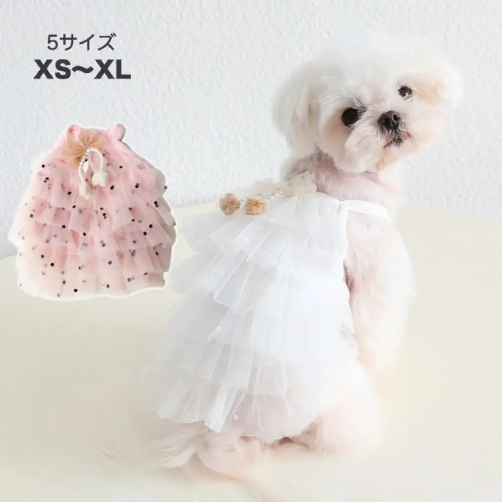 犬服 ワンピース ドレス 春 かわいい 春夏 涼しい 小型犬用 女の子 ペット服 お出かけ キャミワンピース プリンセス リングドッグ 可愛い ドッグウェア ペットウェア お散歩 犬 おしゃれ ペット用品＞ウェア