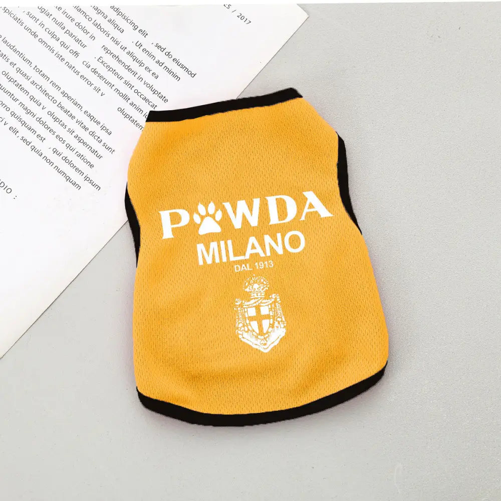 犬 服 犬服 夏用 薄手 ペットウェア メッシュ 通気性 お散歩 男の子 女の子 かっこいい かわいい 小型犬 背心 猫用 ドッグウェア ID4567 イエロー / XS ペット用品＞ウェア