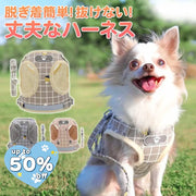 犬 ハーネス リード 小型犬 中型犬 猫 おしゃれ かわいい 脱げない メッシュ チワワ 胴輪 散歩 マジックテープ ベージュ ピンク グレー フィット 安全 キャット お洒落 はーねす おでかけ 子犬 子ネコ 成犬用 こねこ