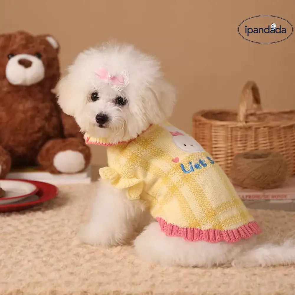 犬猫 服 秋冬 毛糸 セーター 子猫 小型犬 冬服 テディ ビション ペット 服 冬季 保温 ID2923