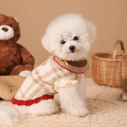 犬猫 服 秋冬 毛糸 セーター 子猫 小型犬 冬服 テディ ビション ペット 服 冬季 保温 ID2923