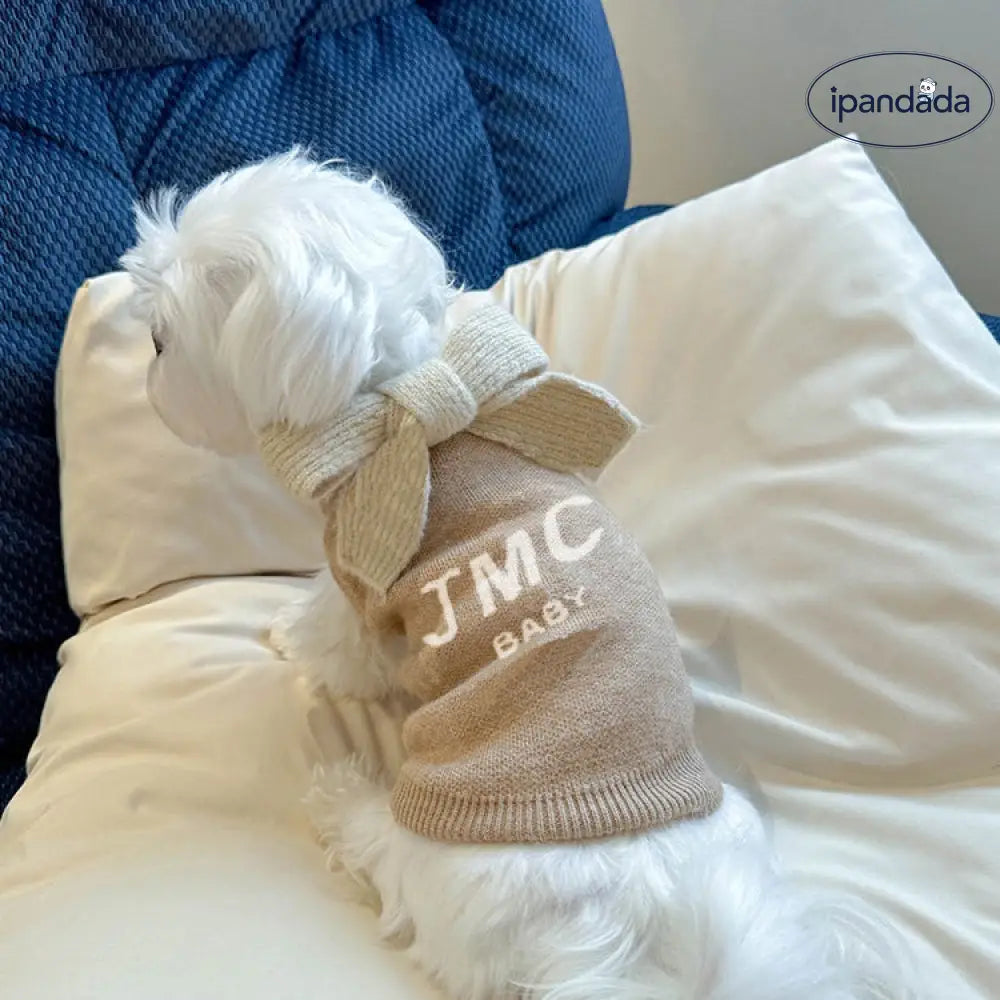 犬 猫 秋冬 保温 小さな スカーフ セーター ニット マルチーズ ポメラニアン シュナウザー 毛衣 猫の服 ID2649