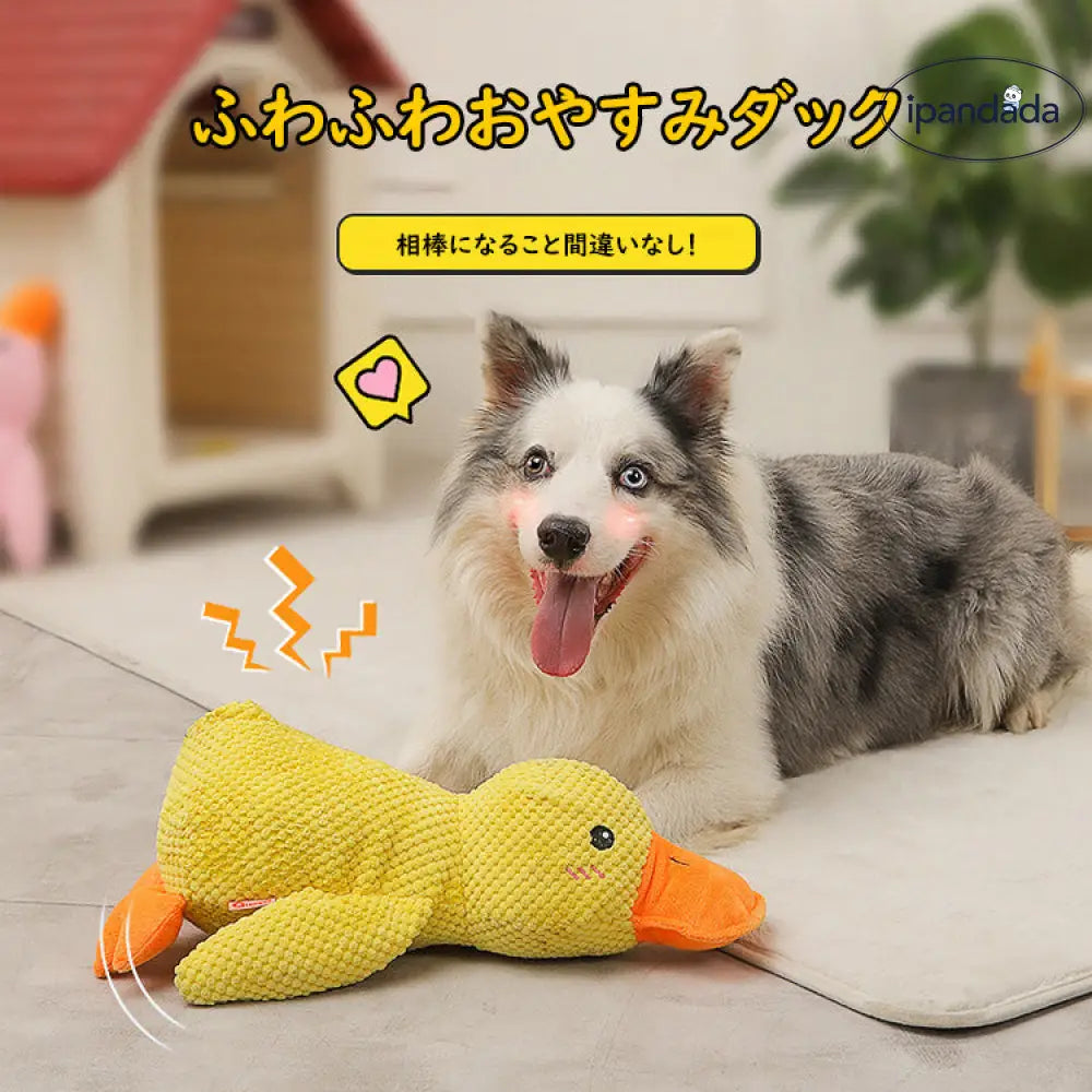 犬 おもちゃ アヒル 音が鳴る 音が出るぬいぐるみ ペット玩具 ストレス発散 ふわふわ 遊び 動物 柔らかい 噛む ペット ペットファン ペット用品＞おもちゃ