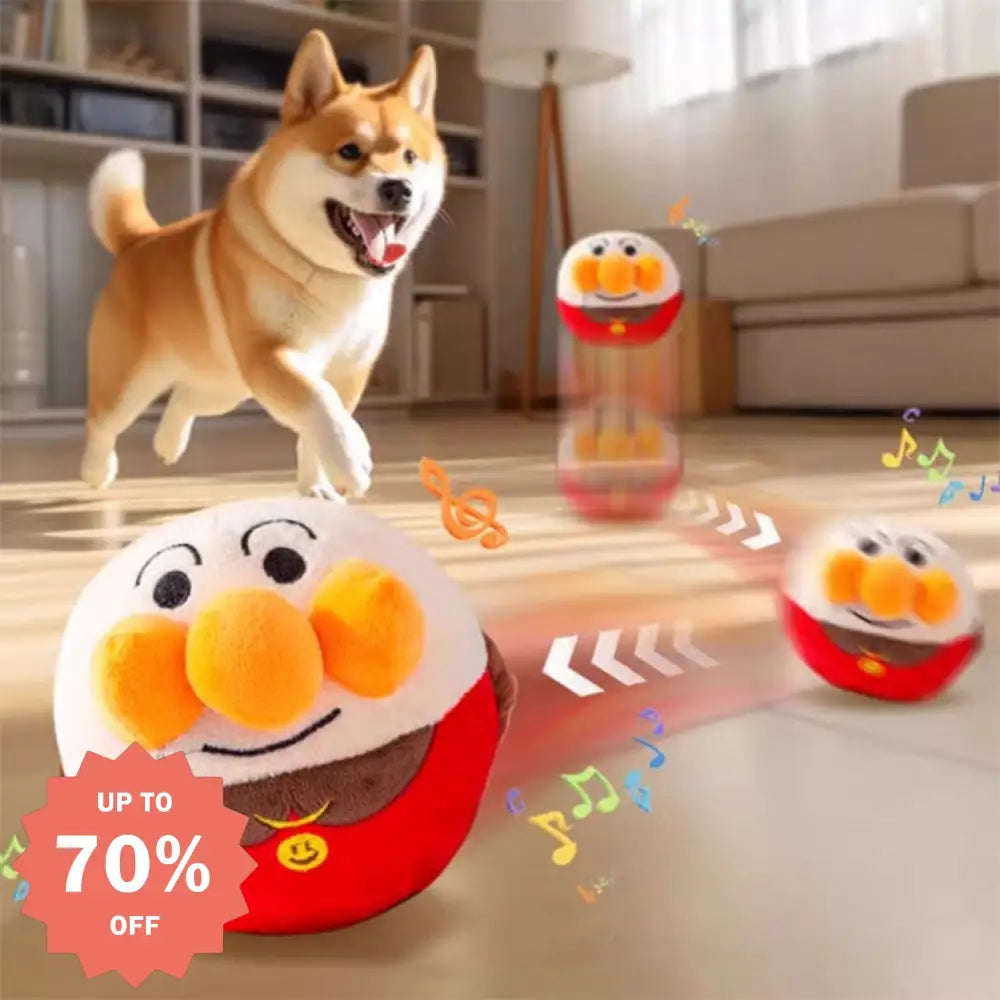 犬 おもちゃ 犬 ボール 動く電動 玩具 自動 柔らかい 投げ 犬おもちゃ 電動ボール 光るボール ひとり遊び オモチャ 動くボール 留守番 ペット用 USB充電 ペット用ボール 自動 運動不足 ペット用品＞おもちゃ