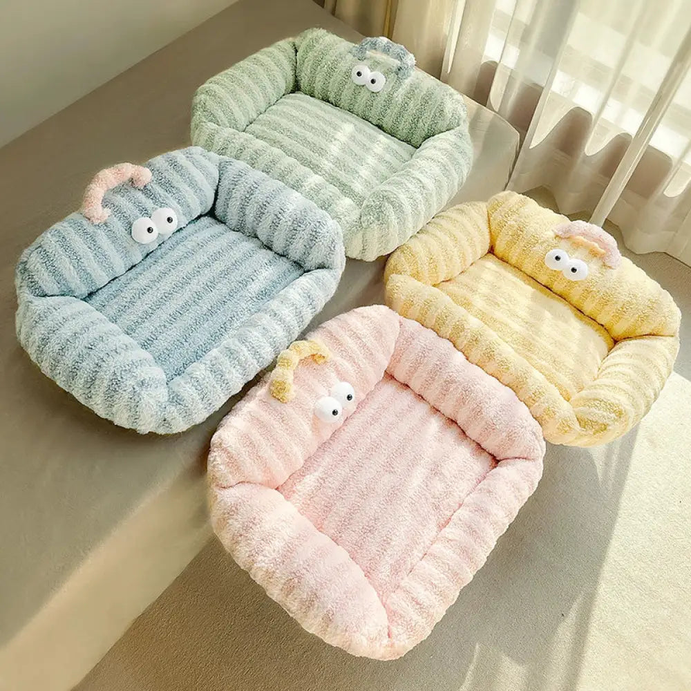 犬用 ベッド 冬用 暖かい ペット ソファ 小型犬 用 ベッド マット ソフトマット 冬用 子犬 専用 ベッド 猫用 ベッド ID2116