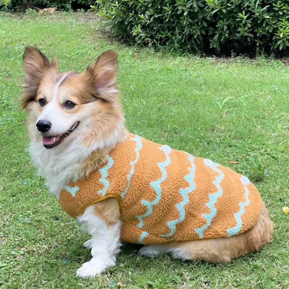 犬用 服 フレンチブル 秋冬用 タイディ コーギー 春用 加厚 フリース 保温 ボメ 中小型犬 ペット ビション ID3006