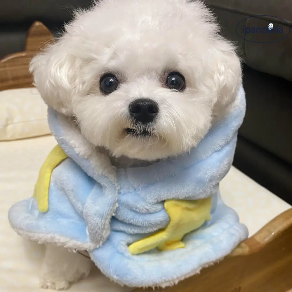 犬用 ケープ マント 秋冬 ペット フリース 毛布 コート 寝具 保温 中小型犬 ビションフリーゼ テディ ID3376