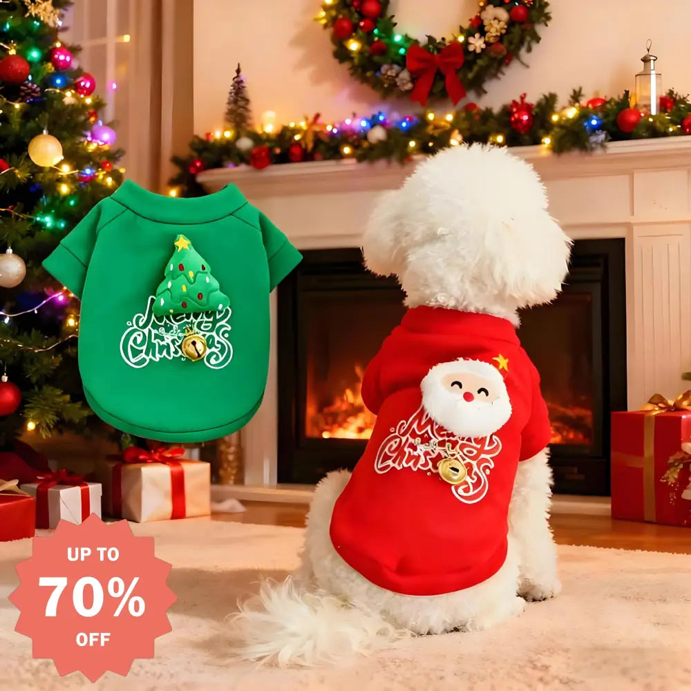 犬用 クリスマス セーター スウェット ビション フリーゼ テディ ベア 猫用 冬 保温 厚手 クリスマス ニット セーター 小型犬 ID3124