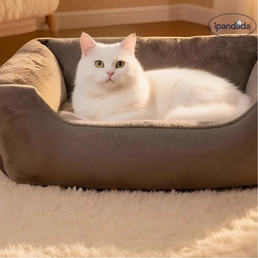 犬用・猫用 冬用 保温ペットベッド 猫ちゃんの安心感ベッド 四季対応 中・大型ペットベッド ベッド・ハウス ID2144