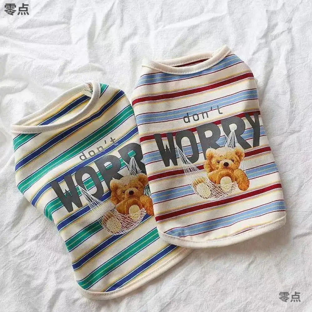 犬用 猫用 夏服 春夏 薄手 ストライプ ペット服 通気性 ベスト トイプードル ビション クール 涼しい 軽量 吸汗 快適 おしゃれ 小型犬 キャミソール タンクトップ ペットウェア 季節 散歩 室内用 紫外線対策 メッシュ素材 ペットファッション ID2130