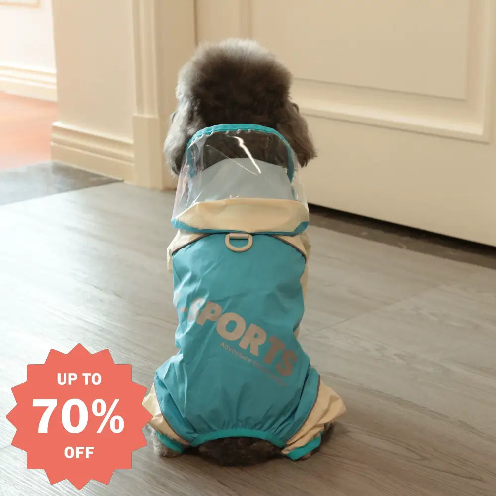 犬用 レインコート 着せやすい 防水 ビション テディ 雨具 小型犬 中型犬 ペット服 アウトドア ドッグウェア お出かけ 雨の日散歩 雨の日対策 ID4588 ペット用品＞ウェア