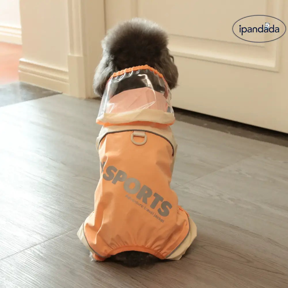 犬用 レインコート 着せやすい 防水 ビション テディ 雨具 小型犬 中型犬 ペット服 アウトドア ドッグウェア お出かけ 雨の日散歩 雨の日対策 ID4588 ペット用品＞ウェア