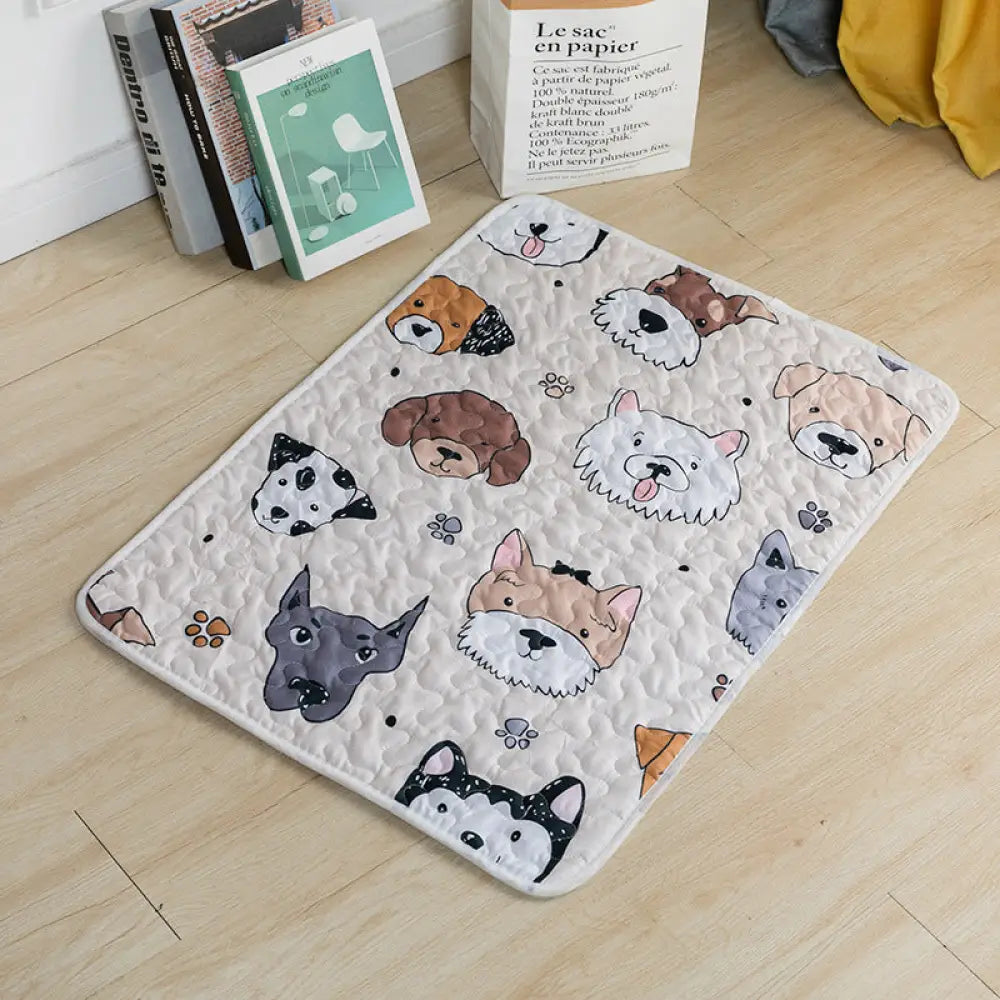 犬用 睡眠マット ドッグベッド 猫用 マット ペットマット ペット用ベッド 四季対応 ペットハウス ID2337 タイプ⑦ / 40*30cm