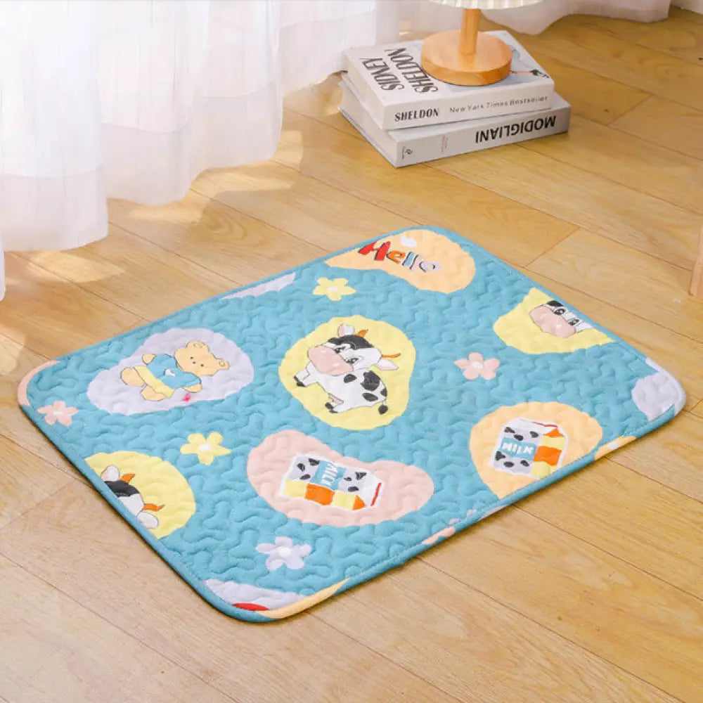 犬用 睡眠マット ドッグベッド 猫用 マット ペットマット ペット用ベッド 四季対応 ペットハウス ID2337 タイプ⑧ / 40*30cm