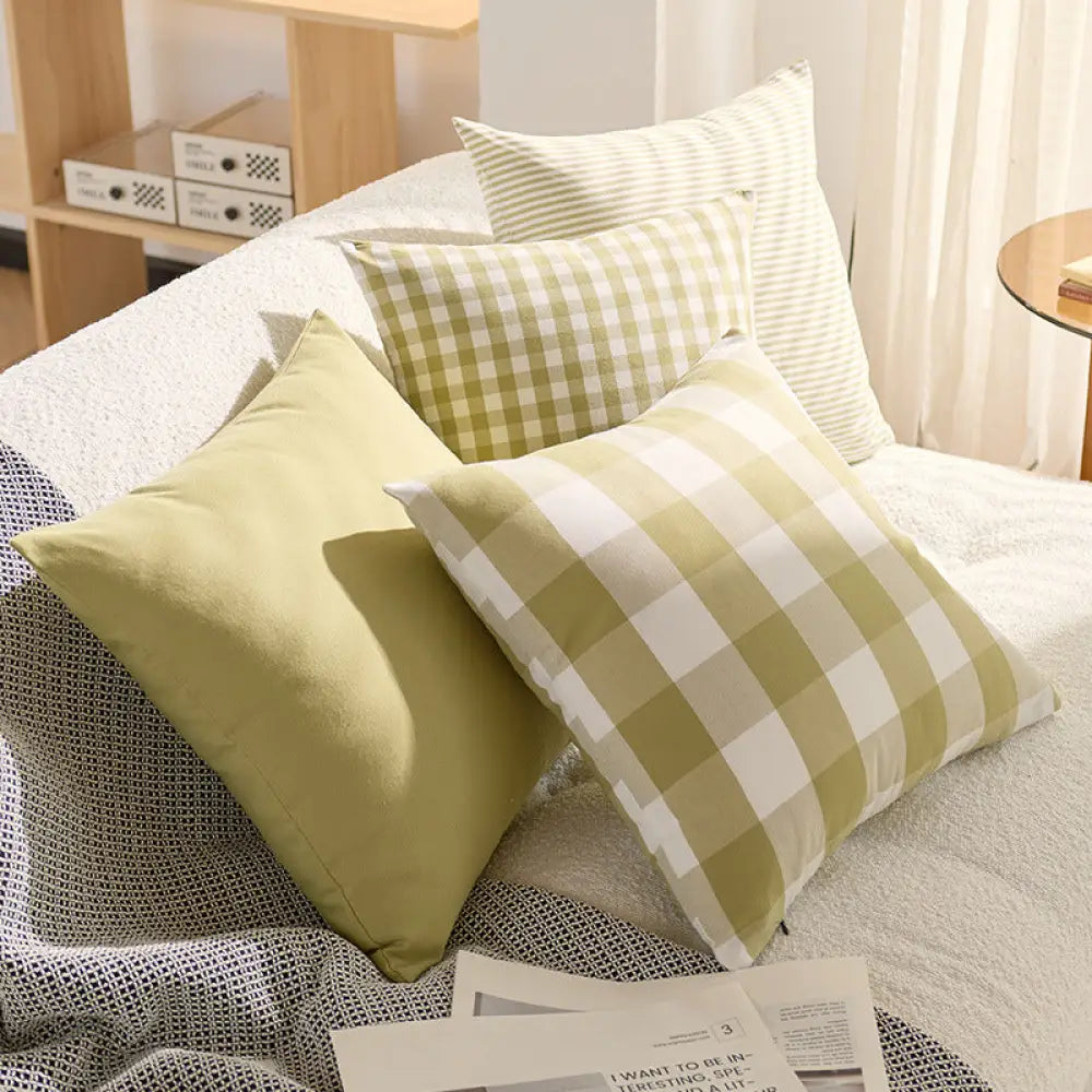 ID834 全4色 クッションカバー クッション中身 45×45cm 50×50cm 40×40cm お洒落 洗濯可 丸洗い オールシーズン インテリア モダン 柔らか カバー クッション 春 夏 秋 冬 ベッド 軽量 おしゃれ