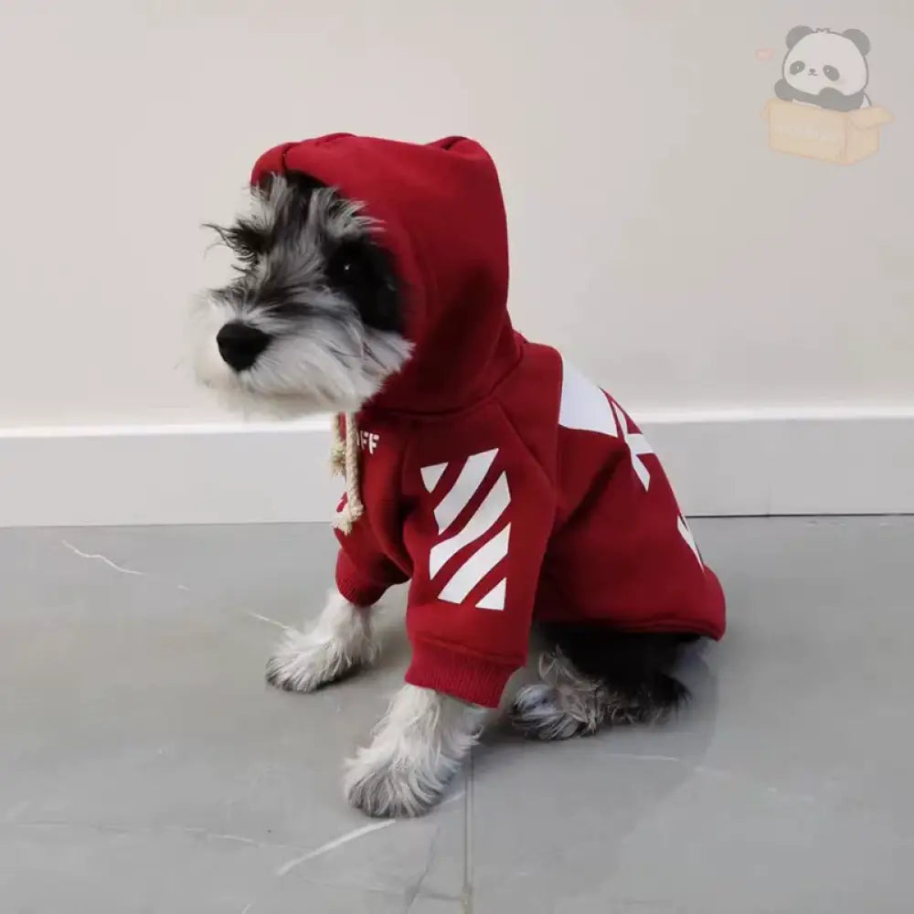 犬の服 ペット服 パーカー フード付き シュナウザー 着せやすい あったか シンプル レッド チワワ服 トイプードル服 おしゃれ かっこい 女の子 男の子 ペット用品＞ウェア