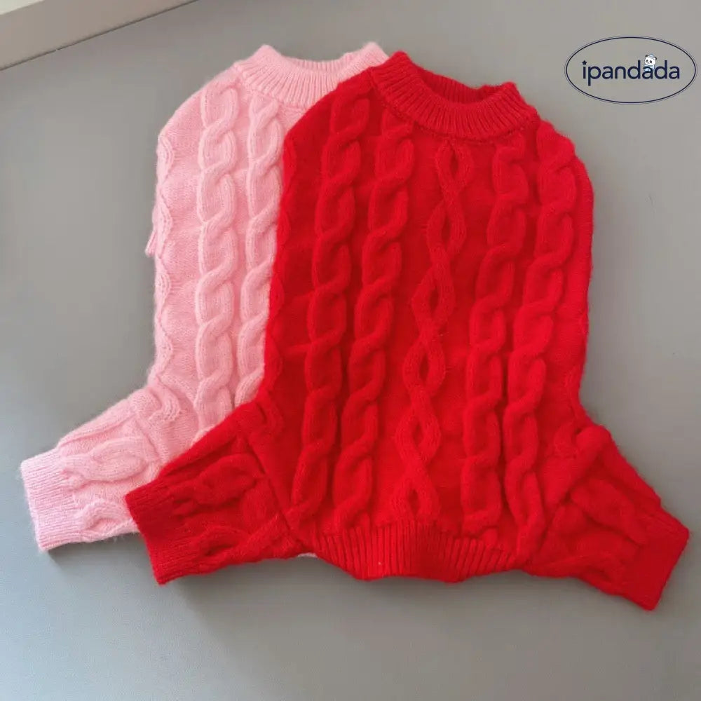 秋冬 新作 ペット 四脚 ニット 保温 セーター 犬 中小型 雪耐性 ビション ポメラニアン コーギー 帽子 ID2616