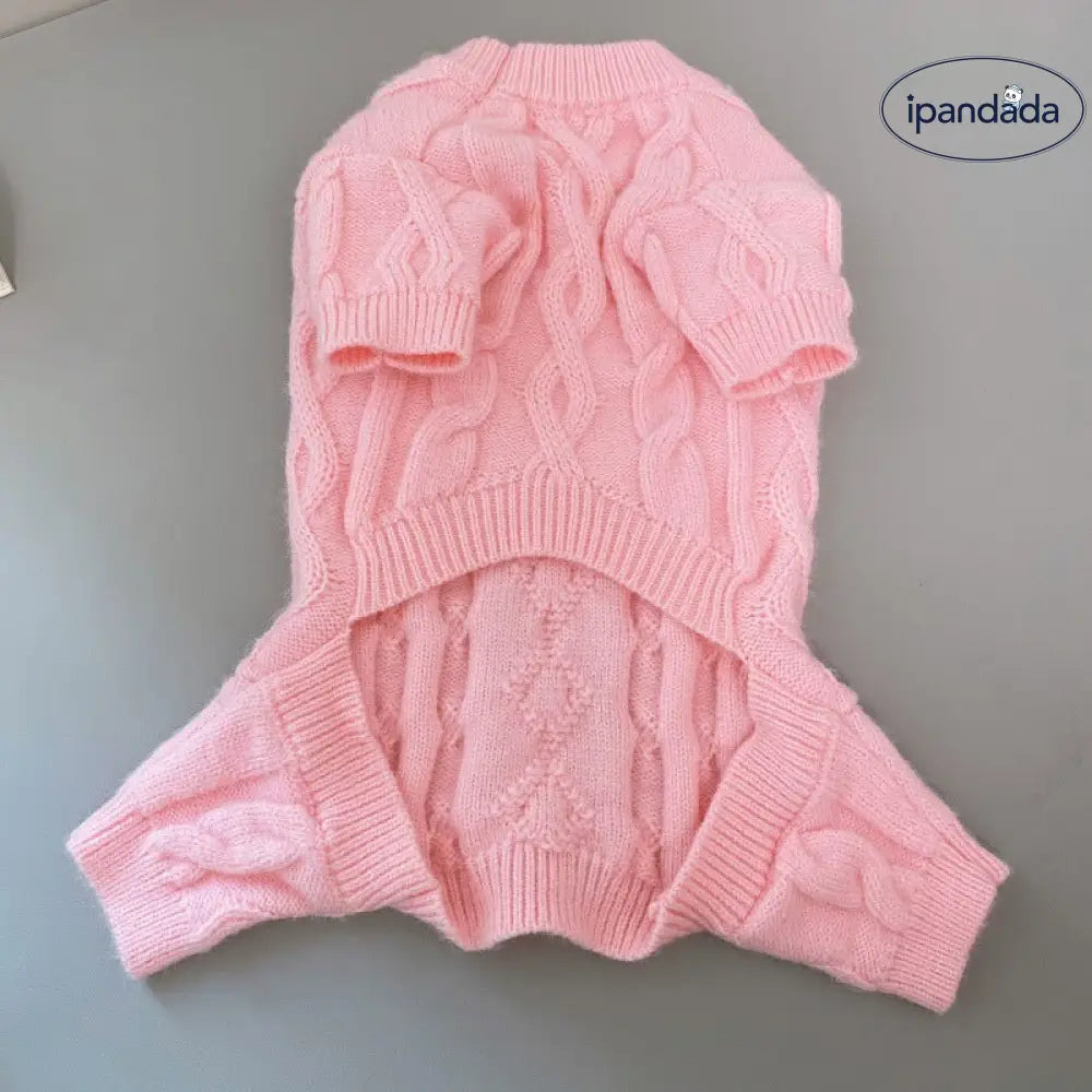 秋冬 新作 ペット 四脚 ニット 保温 セーター 犬 中小型 雪耐性 ビション ポメラニアン コーギー 帽子 ID2616