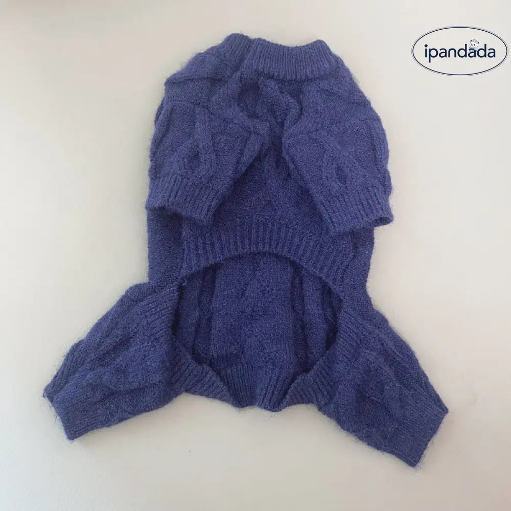 秋冬 新作 ペット 四脚 ニット 保温 セーター 犬 中小型 雪耐性 ビション ポメラニアン コーギー 帽子 ID2616