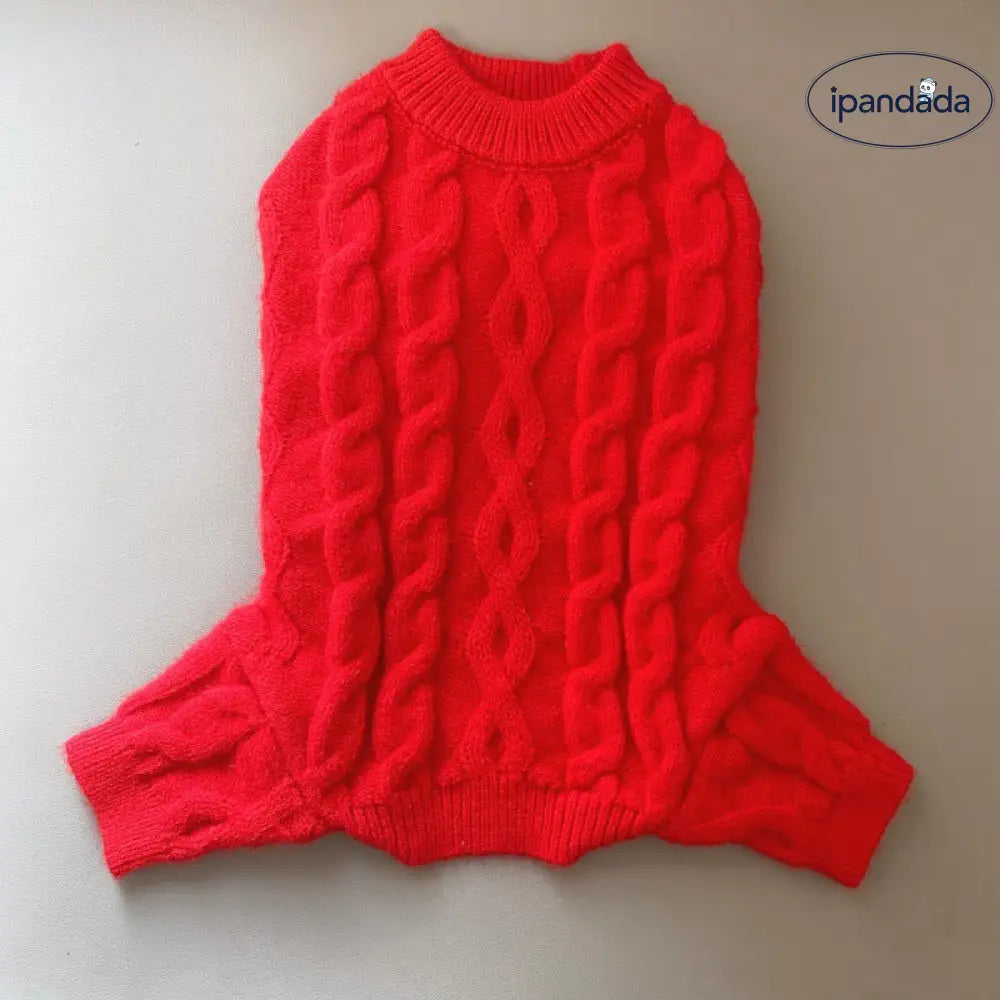 秋冬 新作 ペット 四脚 ニット 保温 セーター 犬 中小型 雪耐性 ビション ポメラニアン コーギー 帽子 ID2616