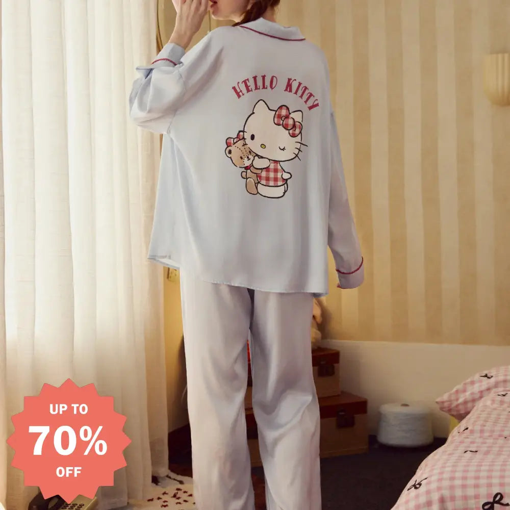 レディース パジャマ 春秋 アイスシルク ルームウェアセット ID3888