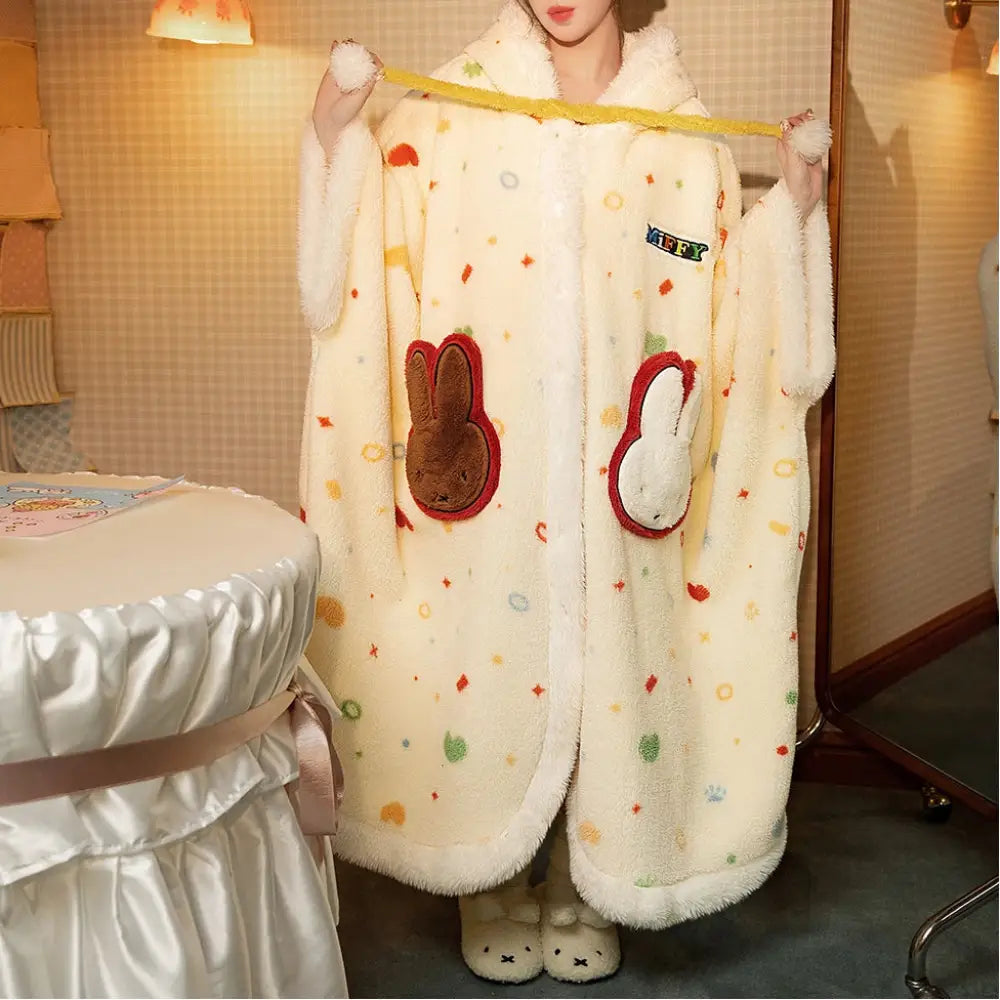 レディース 秋冬用 ルームウエア ナイトウェア ナイトガウン かわいい 可愛い 暖かい あったか サンゴフリース 厚手 フリース カーディガン ミッキー柄 ルームウェア ID3660 写真通り / M レディース＞ワンピース