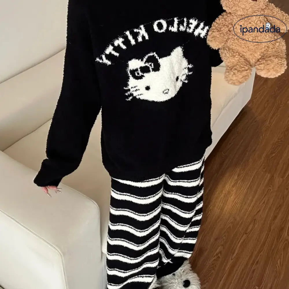 パジャマ レディース 秋冬 もこもこ セットアップ 可愛い キャラクター ルームウェア 長袖 長ズボン 柔らかい 防寒 あったか 部屋着 冬用 プレゼント かわいい クリスマスプレゼント おしゃれ クリスマス ギフト 人気 セット