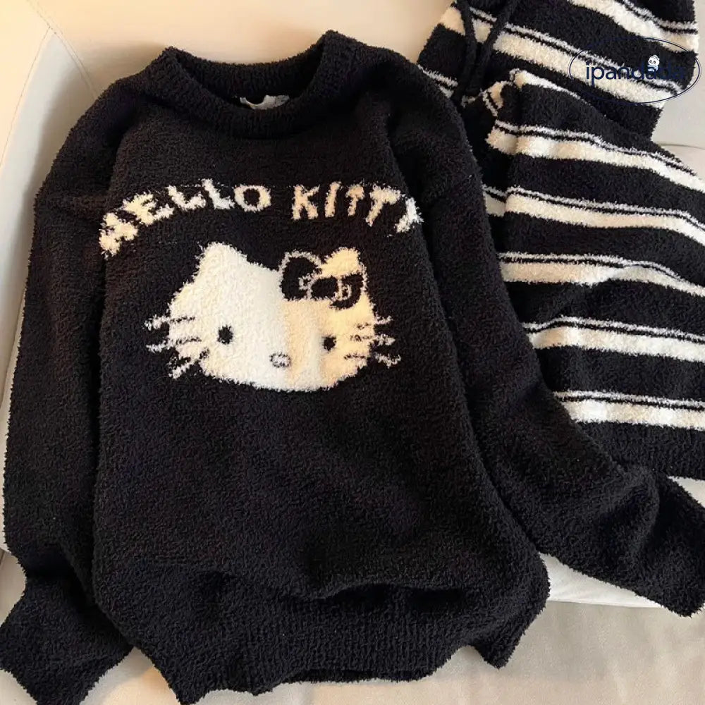 パジャマ レディース 秋冬 もこもこ セットアップ 可愛い キャラクター ルームウェア 長袖 長ズボン 柔らかい 防寒 あったか 部屋着 冬用 プレゼント かわいい クリスマスプレゼント おしゃれ クリスマス ギフト 人気 セット