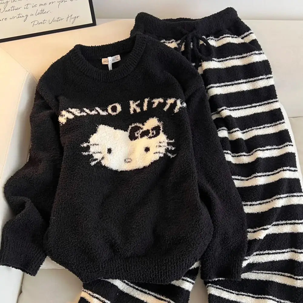 パジャマ レディース 秋冬 もこもこ セットアップ 可愛い キャラクター ルームウェア 長袖 長ズボン 柔らかい 防寒 あったか 部屋着 冬用 プレゼント かわいい クリスマスプレゼント おしゃれ クリスマス ギフト 人気 セット