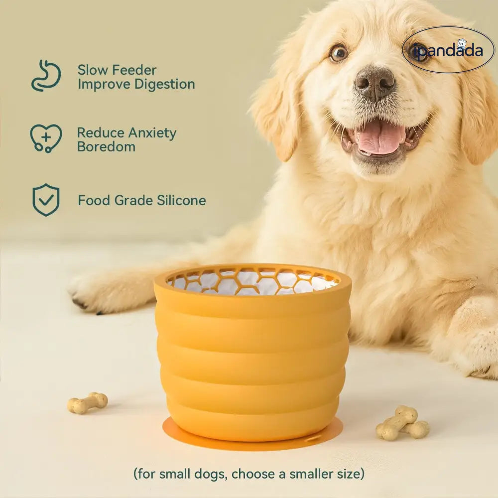 ID1676 スローフィーダー 犬用食器 滑り止め底 転倒防止 人気No.1 スタンダードサイズ～大型犬用 2サイズ展開