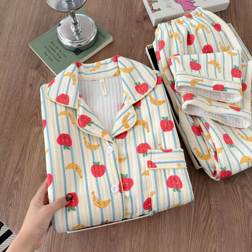 レース 花柄 うさぎ パジャマ セット エアーウェーブ 保温 かわいい 可愛い ルームウェア 部屋着 防寒 かわいい 2点セット ID4052 タイプ④ / M レディース＞セットアップ