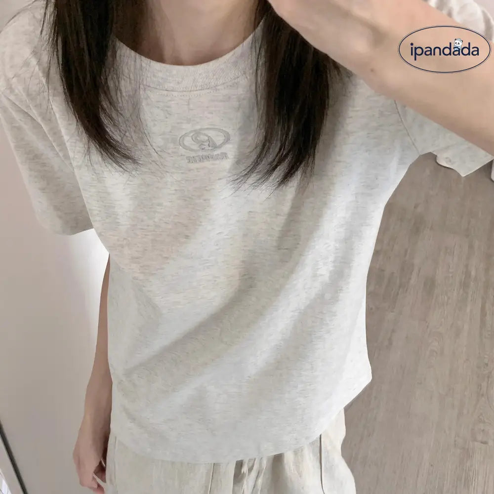 ID1269 【レトロモダン】レディーススポーツTシャツ 夏用 正シルエット 吸汗速乾 おしゃれ シンプルデザイン 外出着＞トップス