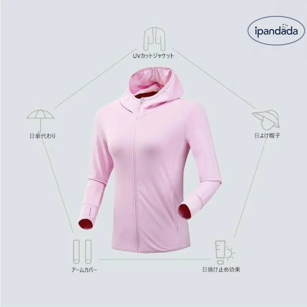ID1702 日焼け防止 UVカットUPF50+ 超軽量ストレッチウェア 接触冷感・通気性抜群 3D立体裁断 5サイズ展開（S～4XL） シルク肌触り 洗濯機OK アウトドア/通勤/レジャー対応 5色展開（ホワイト・ブルー・グレー・ピンク・パープル） 汗速乾 微粒子遮断 男女兼用 長時間着用快適